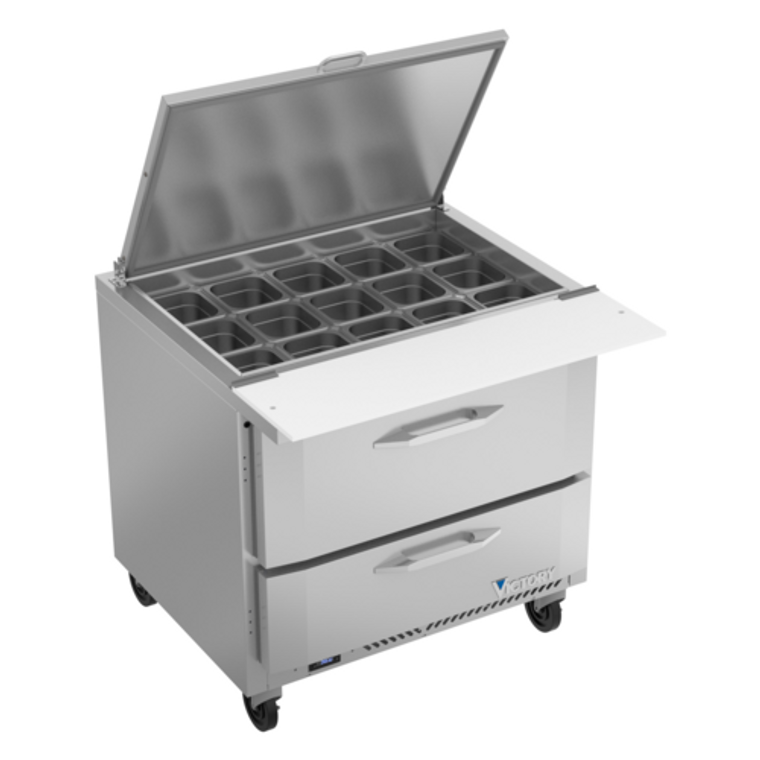 VSPD36HC-15B-2 | 36' | Refrigerated Counter, Mega Top Sandwich / Salad Unit