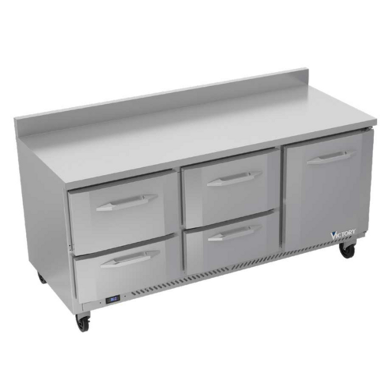 VWRD72HC-4 | 72' | Refrigerated Counter, Work Top