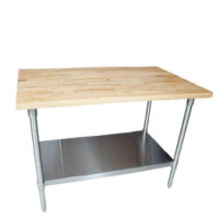 Wood Top Work Tables