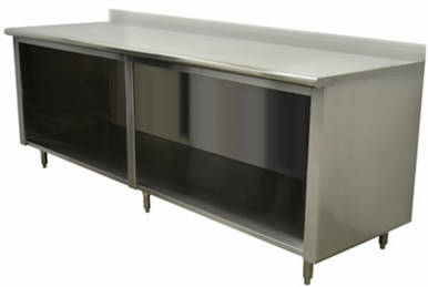 EEK-SS-248-X | Work Table, Cabinet Base Open Front