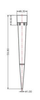 NEST 345609 300 µL Robotic Tips for Hamilton STAR and Vantage, Clear, Barcoded, Sterile, Boxed Racks