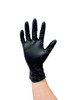 NEST 902811 Extra Thick Nitrile Examination Gloves, Black, 6 mil, Powder-Free, Size Small, Case of 1000 (10 Boxes x 100)