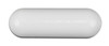 Magnetic Stir Bar, PTFE, Smooth, 25x8mm, pk10, White