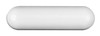 Magnetic Stir Bar, PTFE, Smooth, 30x8mm, pk10, White