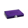 Microscope Slide Box Polycarbonate 100-Place, Purple