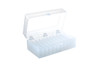50-Well Hinged Tube Storage Box, Natural