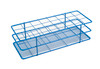 Coated Wire Tube Rack 35-40mm 3x8 Format, Blue