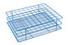 Coated Wire Tube Rack 20-25mm 8x10 Format, Blue