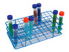 Coated Wire Tube Rack 13-16mm 6x12 Format, Blue