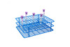 Coated Wire Tube Rack 13-16mm 9x12 Format, Blue