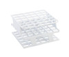 OneRack® Tube Rack Half POM 20mm 20-Place, White