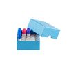 Cardboard Cryogenic Tube Box, 25-Place, 5x5, 2ml, Blue, PK25