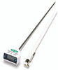 Thermometer, Digital, Dual Scale -50° to 150°C & -58° to 302°F, 12 in Stem