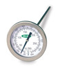Thermometer, Dial Dual Scale 10° to 290°C & 50° to 550°F, Glass Face