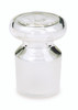 Ground Glass Flask Stopper, Clear, No. 27