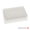 ILP Glass Coated Multiwell Plate | 96 Round Well, U-Bottom, SiO₂ Glass Coated Wells | 1.1 mL | 31.50mm Height | 10 Plates/Pack | Cat # DP12UR-9-GC10