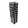 Stainless Steel Vertical Freezer Rack with Spring Clips for Standard 2" Boxes | 10 Boxes High | Chest & LN2 Freezers | Double-Welded | Rack Only | Cat # CF-10-2-S