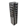 Stainless Steel Vertical Freezer Rack with Spring Clips for Standard 3" Boxes | 10 Boxes High | Chest & LN2 Freezers | Double-Welded | Rack Only | Cat # CF-10-3-S