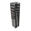 Stainless Steel Vertical Freezer Rack with Spring Clips for Standard 2" Boxes | 11 Boxes High | Chest & LN2 Freezers | Double-Welded | Rack Only | Cat # CF-11-2-S
