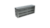 Stainless steel upright freezer drawer rack with 3 drawers for 3 mL blood sample tubes