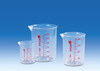 BRAND 61603 Griffin beakers, PMP, printed red graduations, 3,000 ml
