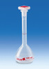 BRAND 67504 Volumetric flasks, PMP, Class A, with NS stoppers, PP, 500 ml