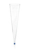 BRAND 388001 Sedimentation Cone Imhoff pattern, SAN, with screw cap