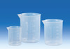BRAND 612941 Griffin beakers, PP, molded graduations, 600 ml