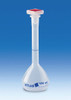 BRAND 672941 Volumetric flasks, PP, Class B with NS stoppers, PP, 50 ml
