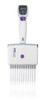BRAND 705448 Transferpette-12 electronic 12-Channel Electronic Pipette, 50 - 1,250 µl, universal (100-240 V / 50-60 Hz)