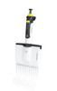 BRAND 706930 Transferpette pro-12 12-Channel Pipette, Adjustable, 20 - 200 µl