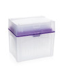 BRAND 732716 Filter Pipette Tips, 50 - 1,250 µl, PP, filter PE, colorless, racked, TipBox, 86 mm