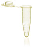 BRAND 780421 Microcentrifuge tubes, PP, 1.5 ml, with attached cap, yellow