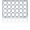 BRAND 782890 Multi-well BRANDplates for inserts, cellGrade plus, with lid, sterile, inserts 24-well