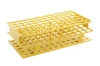 Heathrow Scientific 120206 OneRack Tube Rack Full POM 16mm 72-Place, Yellow, Case of 8