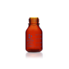 DURAN 1094367 pressure plus+ GL 45 Laboratory Bottle, amber, without screw cap and pouring ring, 250 mL, Case of 10