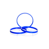 DURAN 1160166 Wide Mouth Pouring ring GLS 80 Blue PP, Pack of 10