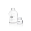 DURAN 218656982 Laboratory Bottle GLS 80 wide-mouth clear protect+ plastic safety coated 3500 ml