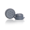 DURAN 292062803 Bromobutyl Rubber Stopper, for GL 45 Laboratory bottle, straight plug, natural rubber, grey, Case of 10