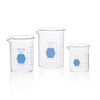 Kimble 14000B-250 KIMAX Colorware Beaker, low form, with spout, Blue, 250 mL, Case of 12