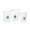 Kimble 14000G-50 KIMAX Colorware Beaker, low form, with spout, Green, 50 mL, Case of 12