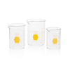 Kimble 14000Y-1000 KIMAX Colorware Beaker, low form, with spout, Yellow, 1000 mL, Case of 6
