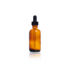 Kimble 15040P-60 Amber Dropper Bottle, With Plastic Dropper, 60 mL, Case of 12
