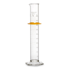 Kimble 20024-500 KIMAX Graduated Cylinder, Class B, with White Single Metric Scale and Bumper, 500mL, Case of 8