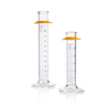 Kimble 20025-500 KIMAX Graduated Cylinder, Class B, with Blue Single Metric Scale and Bumper, 500mL, Case of 8