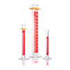 Kimble 20024D-10 KIMAX Graduated Cylinder, Class B, with Single White Scale, Red Stripe and Bumper, 10mL, Case of 24
