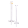 Kimble 20028W-250 KIMAX Graduated Cylinder, Class A, TD, with Reverse Graduations and Bumper, 250mL, Case of 4