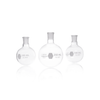 Kimble 25276-250 KONTES Round Bottom Short Neck Boiling Flask, 14/20, 250 mL, Case of 12