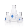 Kimble 26500B-500 KIMAX Coloware Erlenmeyer Flask, Blue, 500 mL, Case of 6
