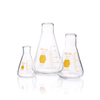 Kimble 26500Y-250 KIMAX Coloware Erlenmeyer Flask, Yellow, 250 mL, Case of 12